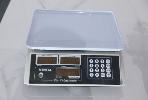 Cân điện tử chống nước NiNDA SN863 độ bền cao, chuyên dùng cân hải sản.